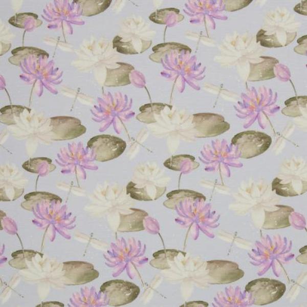 Viskosejersey Water Lilies by Christiane Zielinski von Swafing